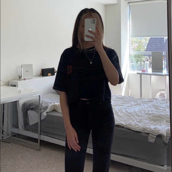 ✨Vintage Harley Davidson Cropped Tee✨ - Picture 1 of 4